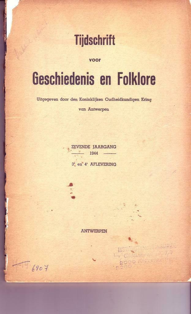 Geschiedenis Folklore  Perkjes Turnhout Hoogstraten, Boeken, Ophalen of Verzenden, Gelezen