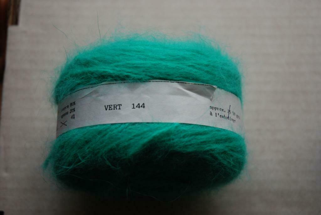 pelote laine angora 80 % , couleur vert 144 , par 50 grs, Hobby en Vrije tijd, Breien en Haken, Verzenden, Nieuw, Breien, Naald
