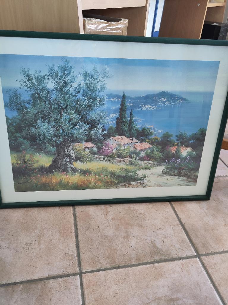Cadre paysage Provence, Enlèvement, Bois
