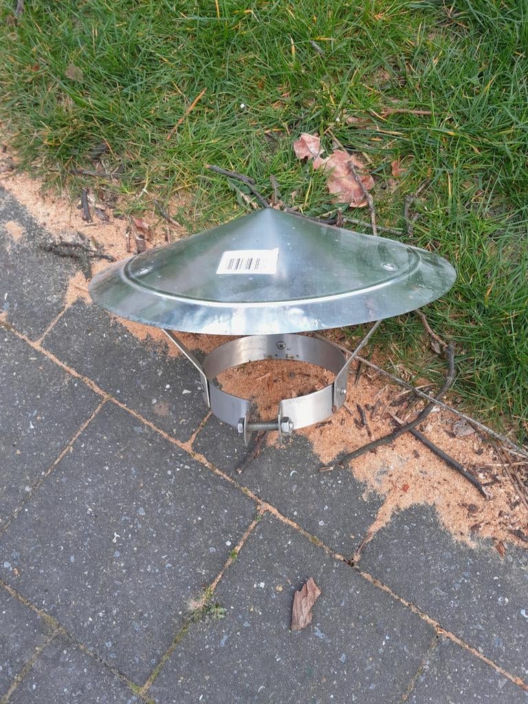 Inox kap, Ophalen, Zo goed als nieuw, Inox, Afvoer