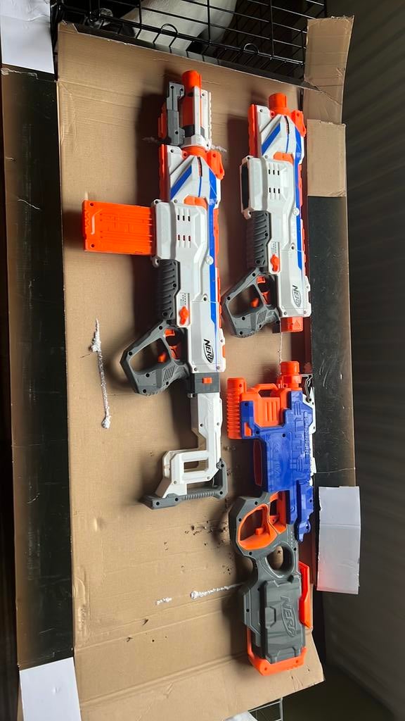 Fusils NERF divers + flèches, Enlèvement ou Envoi, Comme neuf