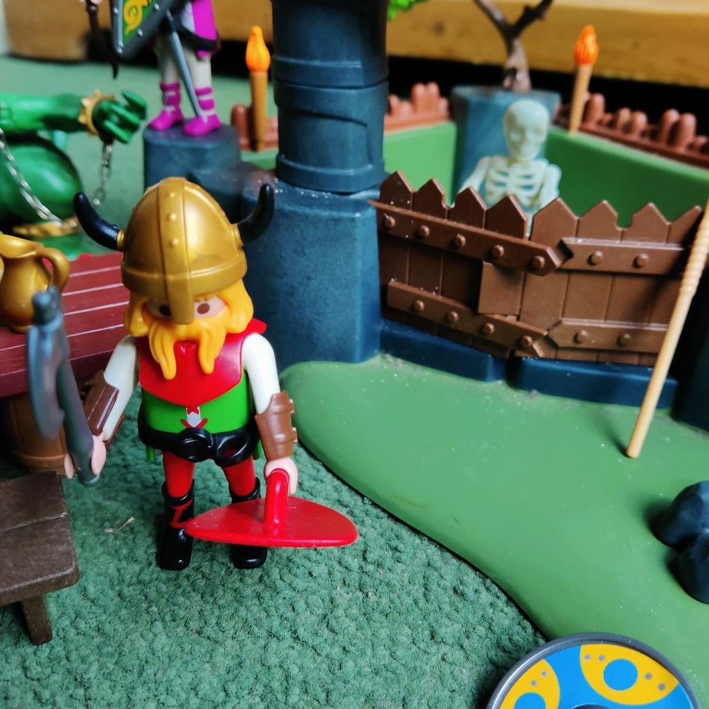 Playmobil vikingsset met schat ( 3137) + extra, Enlèvement