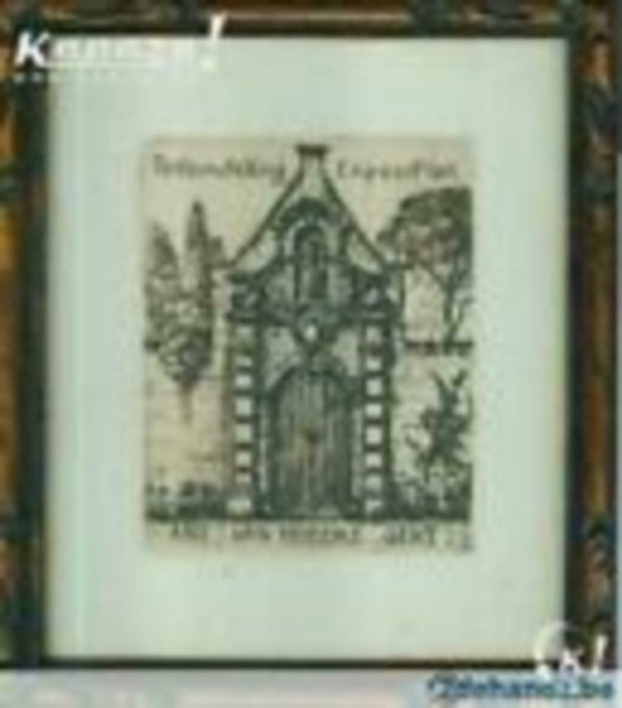 Ant. J. Van Hoecke - ETS - Tentoonstelling Gent., Antiquités & Art, Art | Eaux-fortes & Gravures, Enlèvement ou Envoi