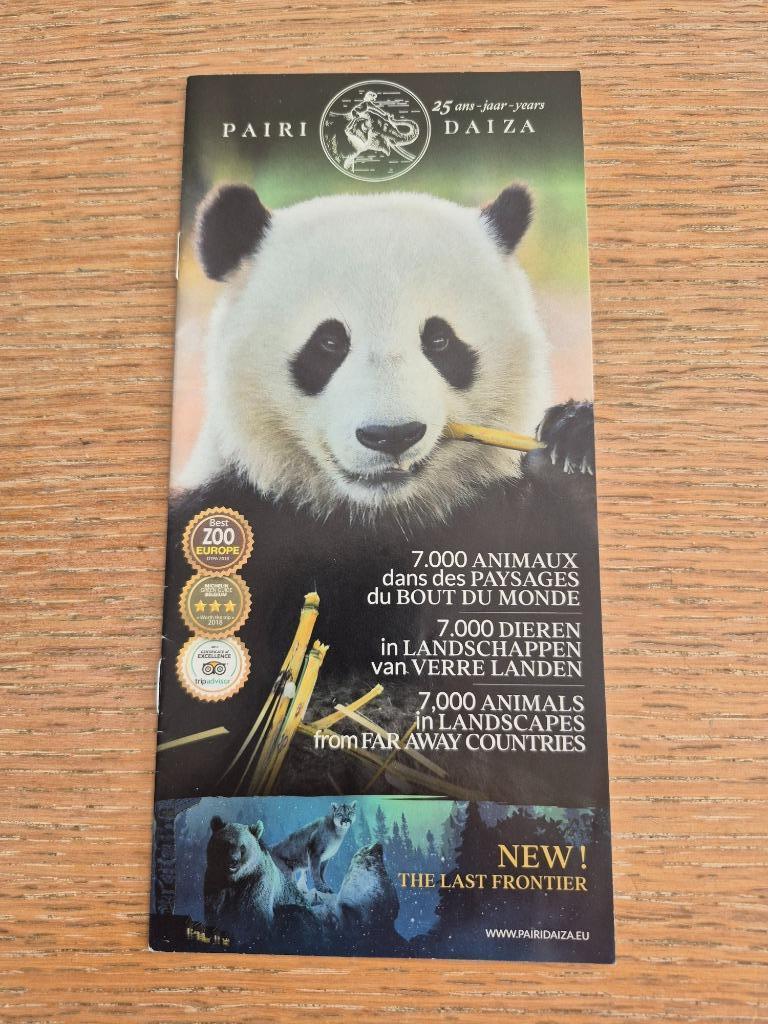 Folder Pairi Daiza 25 jaar, Enlèvement ou Envoi, Comme neuf
