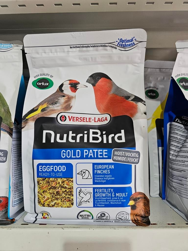 NEW Nutribird Gold Patee Inlandse Vogels 1kg (Met ritssluiti, Dieren en Toebehoren, Ophalen