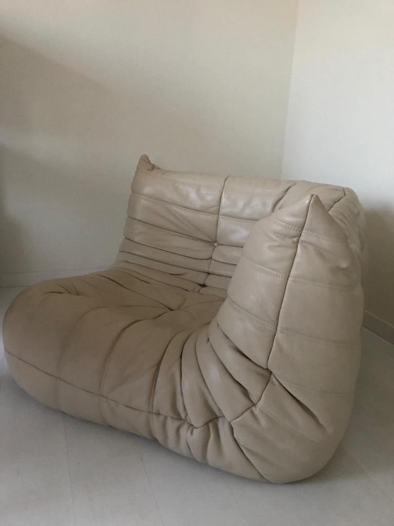 Ligne roset togo corner sofa, Huis en Inrichting, Ophalen, 100 tot 125 cm, Leer, Zo goed als nieuw