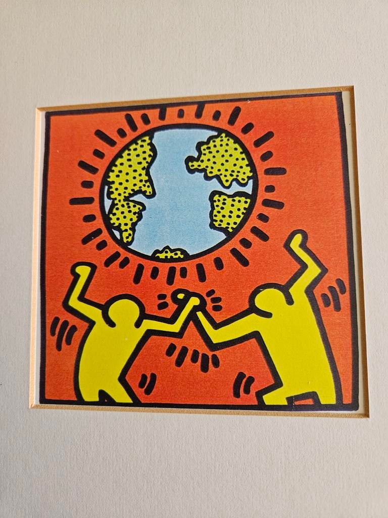 2 zeefdrukjes Keith Haring, Ophalen of Verzenden