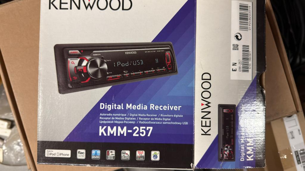 Kenwood autoradio, Ophalen, Gebruikt