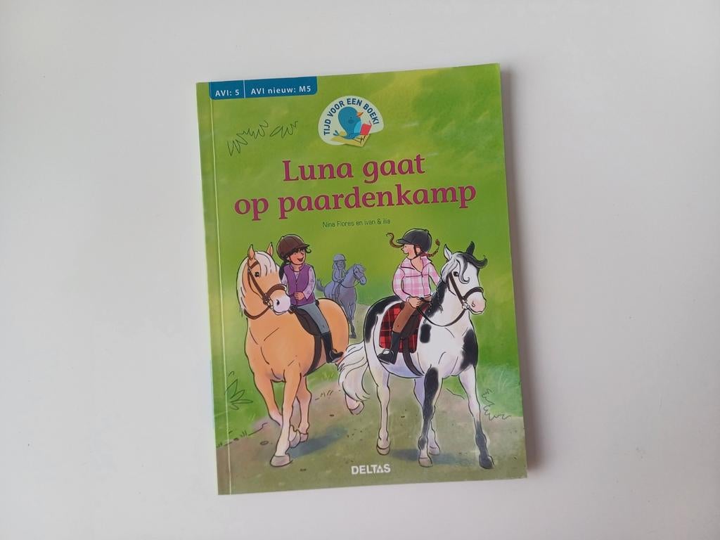 Leesboekje - Luna gaat op paardenkamp - AVI 5, Boeken, Ophalen, Zo goed als nieuw
