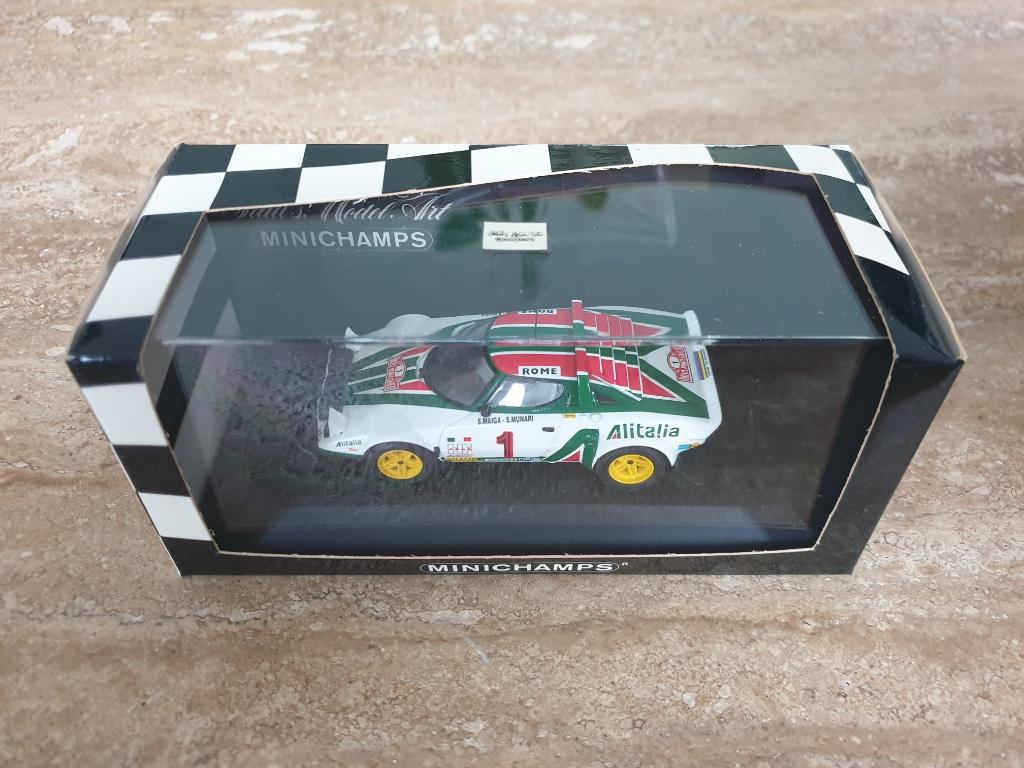 Minichamps 1/43 Lancia Stratos Munari 1er Monte Carlo 1977, Ophalen of Verzenden, Zo goed als nieuw, Auto, MiniChamps