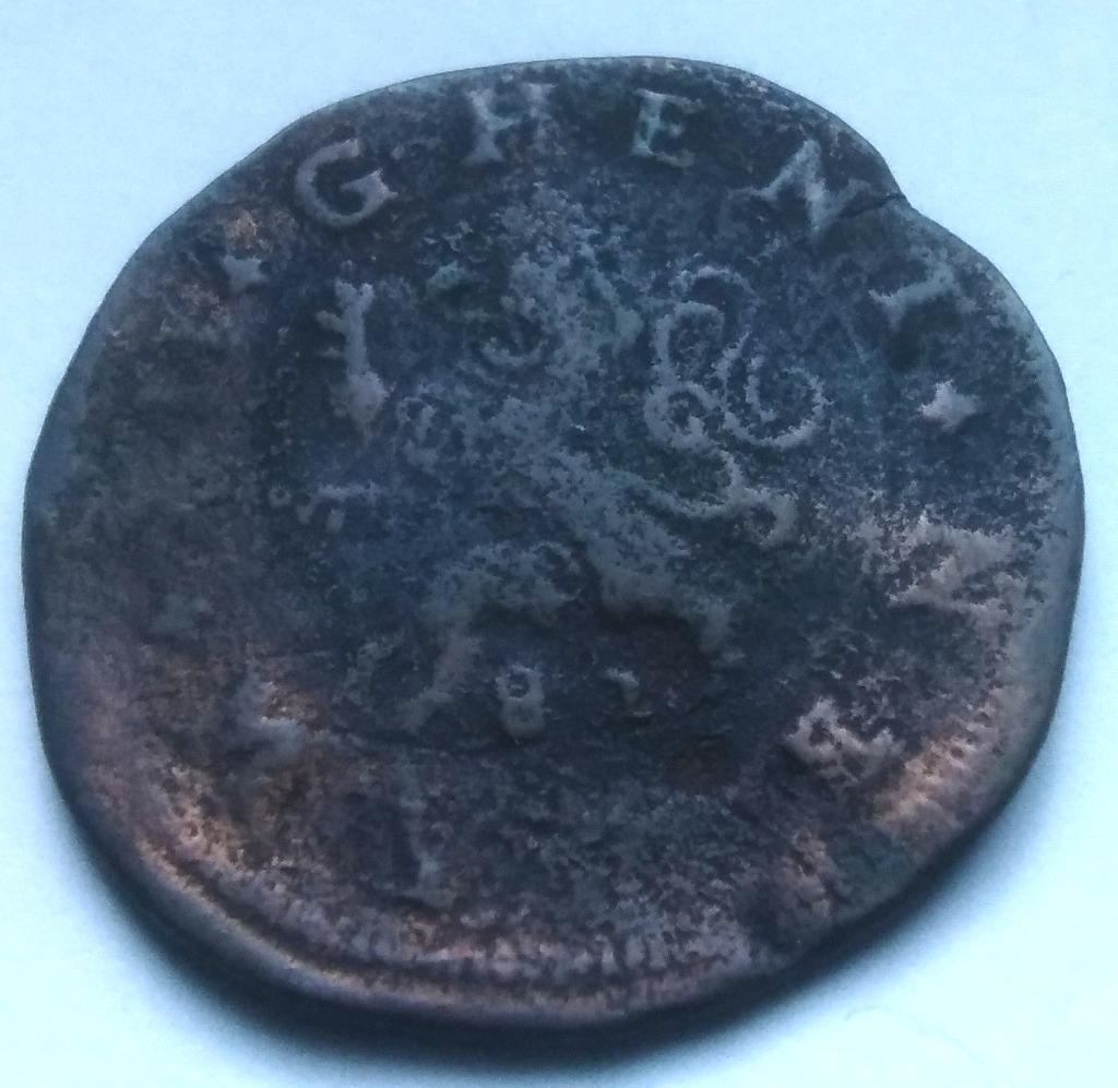 XII, mites, 1582, GAND, Français d'Anjou, duc d'Alençon, Timbres & Monnaies, Monnaies | Belgique, Monnaie en vrac, Autre, Enlèvement ou Envoi