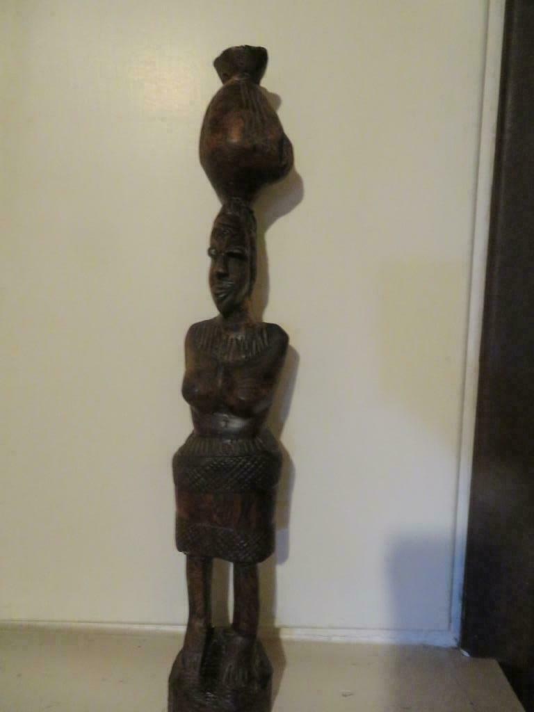 Afrikaans beeldhouwwerk, Antiek en Kunst, Kunst | Beelden en Houtsnijwerken, Ophalen
