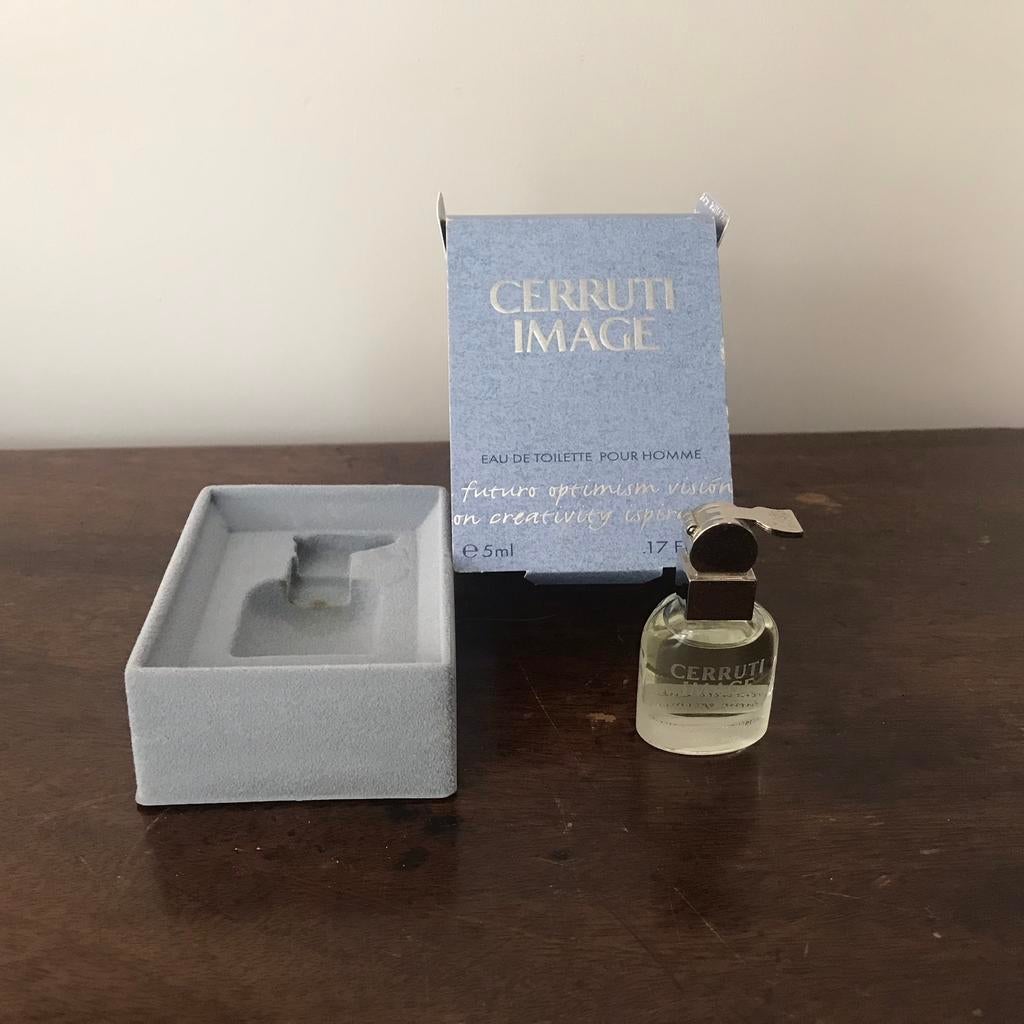 Minatuur parfumflesje Cerruti Image, Verzamelen, Ophalen of Verzenden, Zo goed als nieuw, Miniatuur