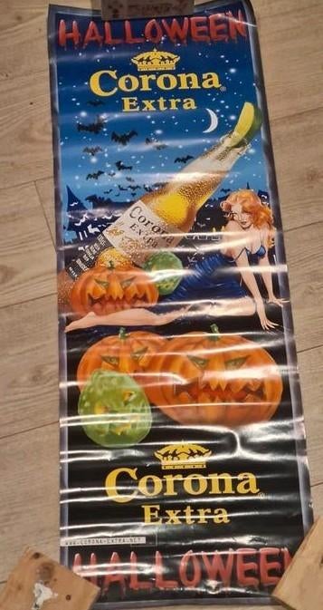 Affiche / Poster Corona Halloween, Collections, Marques de bière, Enlèvement ou Envoi, Comme neuf