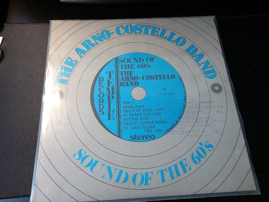 The Arno-Costello Band  - Bleu - Popcorn Lp, Enlèvement ou Envoi, Comme neuf, 12 pouces, Soul, Nu Soul ou Neo Soul