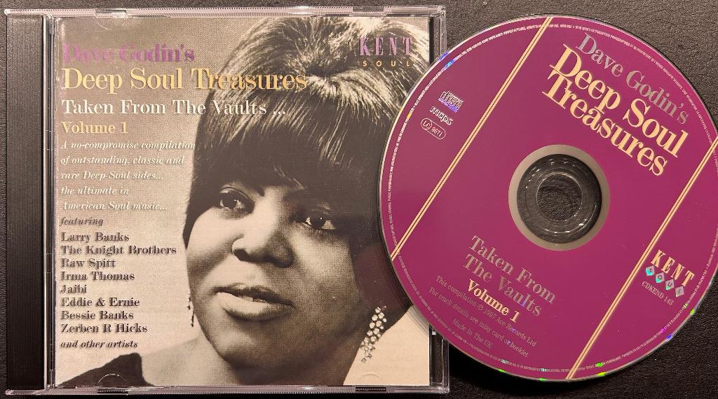 DAVE GODIN's - Deep soul treasures vol.1 ( CD ), Ophalen of Verzenden, Soul of Nu Soul
