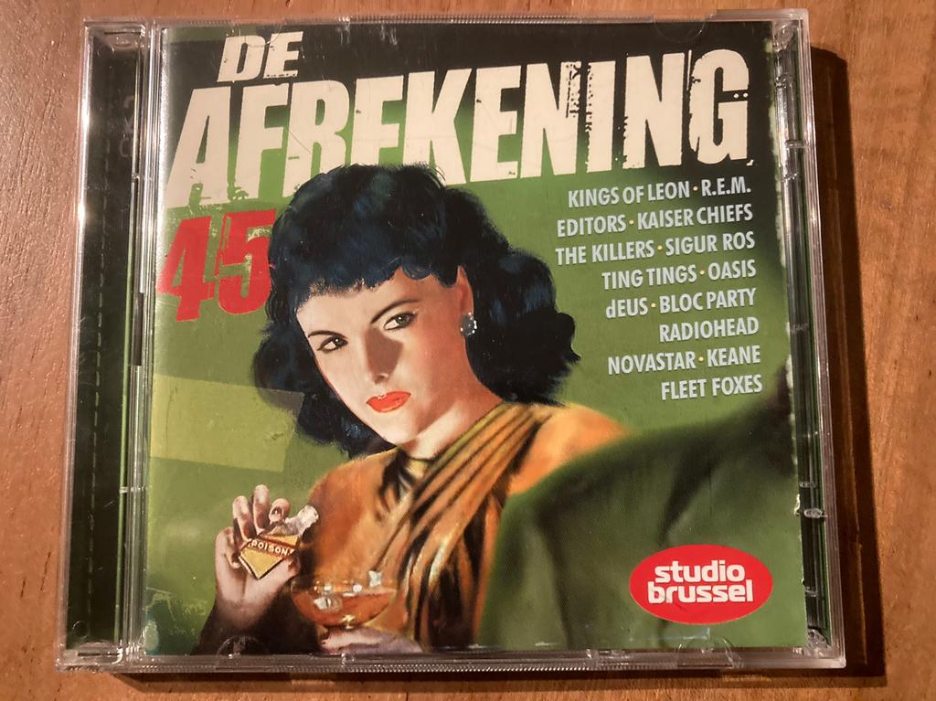 CD de afrekening 45 StuBru studio Brussel dubbelcd, Envoi, Utilisé