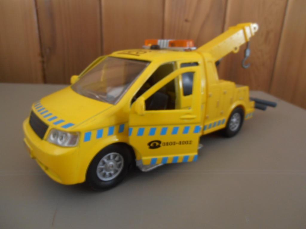 Gele takelwagen miniatuur, Ophalen of Verzenden