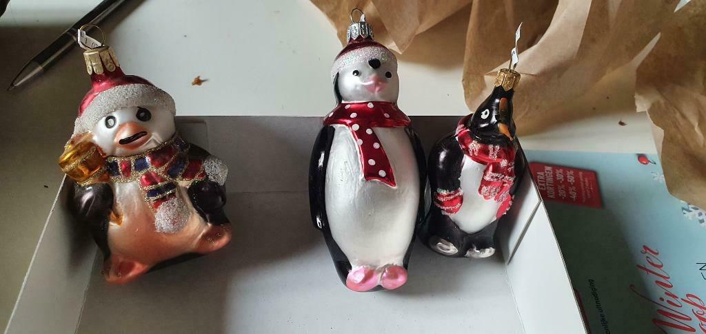 3 pinguin kerstfiguurtjes, Ophalen, Nieuw