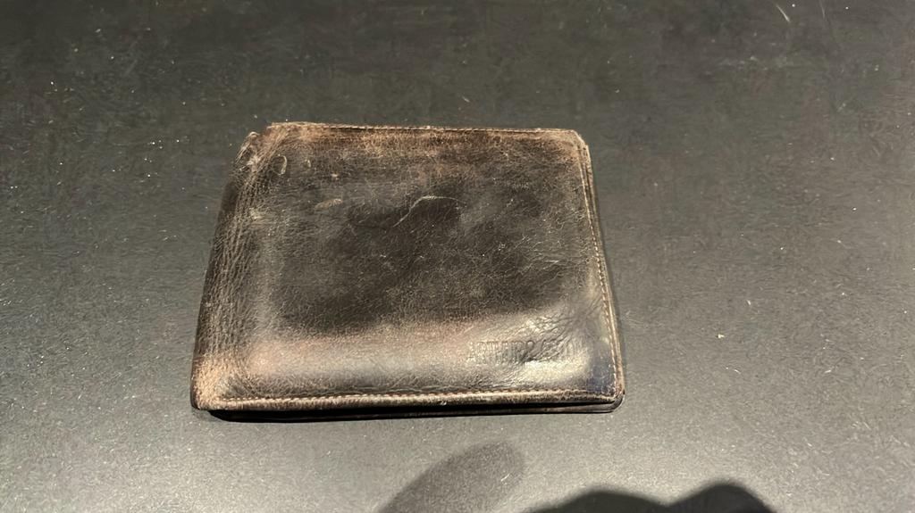 Porte feuille Arthur & Aston Cuir brun, Utilisé, Brun, Cuir