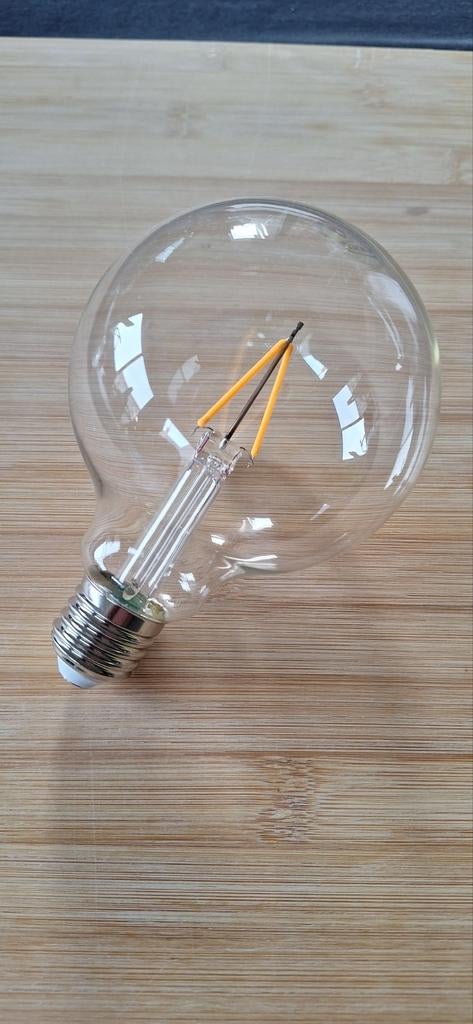Led filament lampen IKEA 4stuks., Ophalen, Led-lamp, Minder dan 30 watt, Soft of Flame
