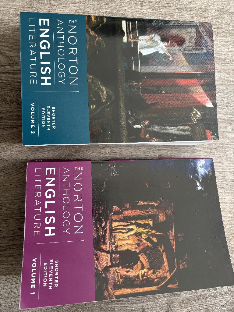 The Norton Anthology Literature - Volume 1 en 2, Boeken, Ophalen, Zo goed als nieuw