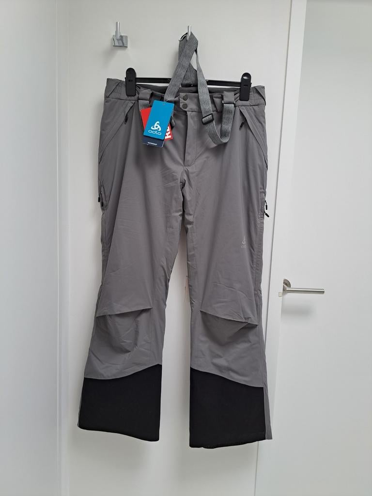 Nouveau pantalon de ski gris ODLO pour femme taille L, ODLO, Enlèvement ou Envoi, Taille 42/44 (L), Pantalon