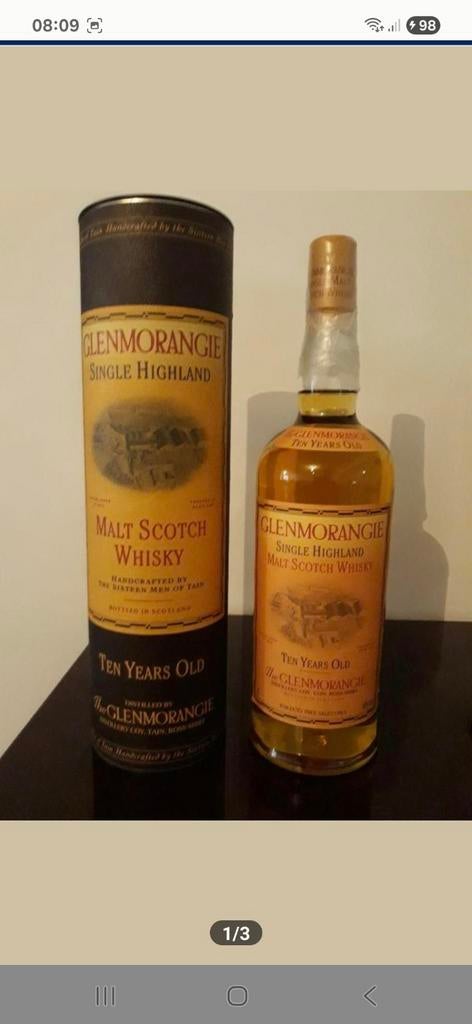 Glenmorangie 10 year old whisky, Enlèvement ou Envoi