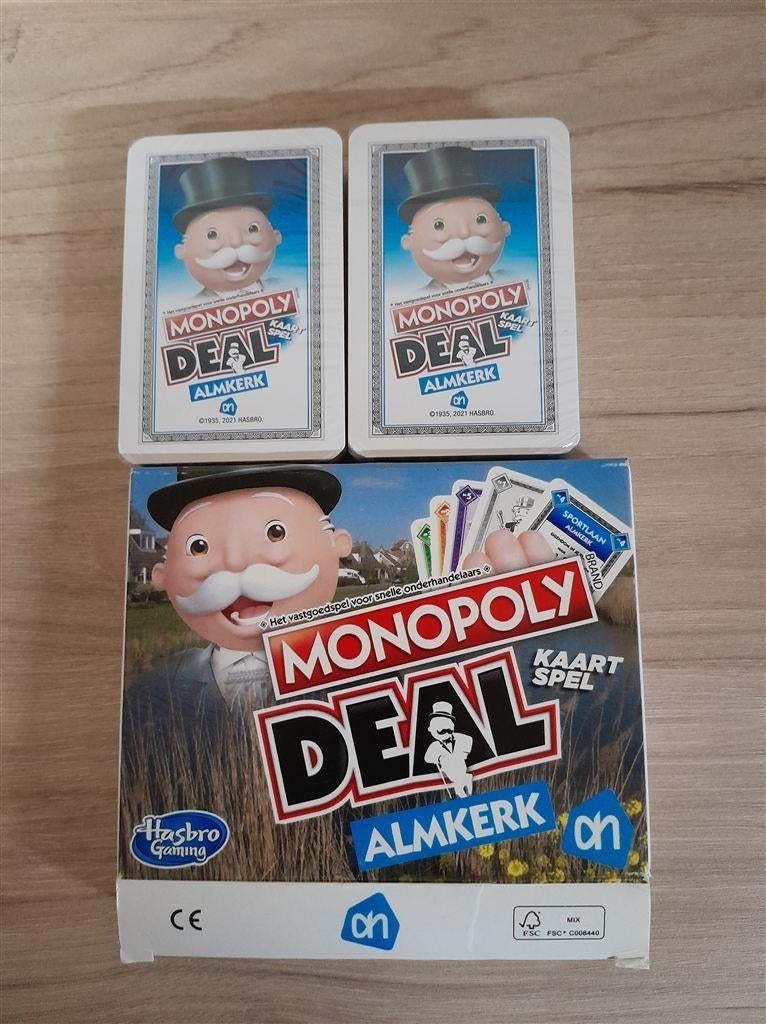 Monopoly deal - almkerk - s1437, Hobby en Vrije tijd, Gezelschapsspellen | Bordspellen, Verzenden, Zo goed als nieuw
