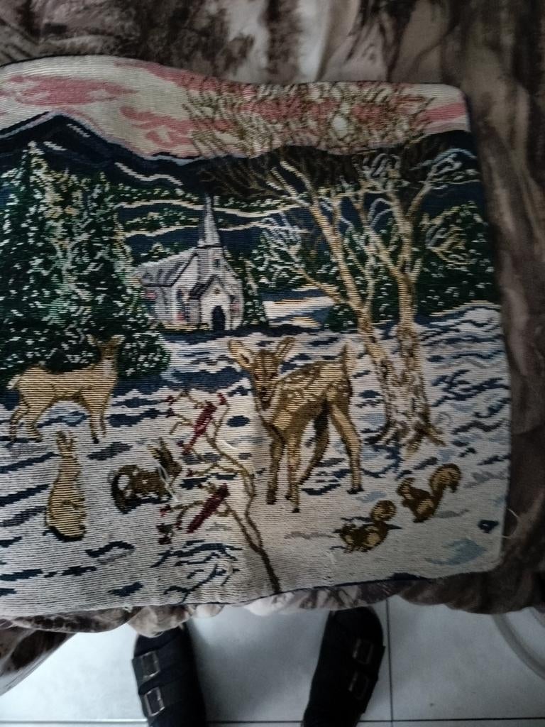 2 kerst kussenslopen, Antiek en Kunst, Ophalen