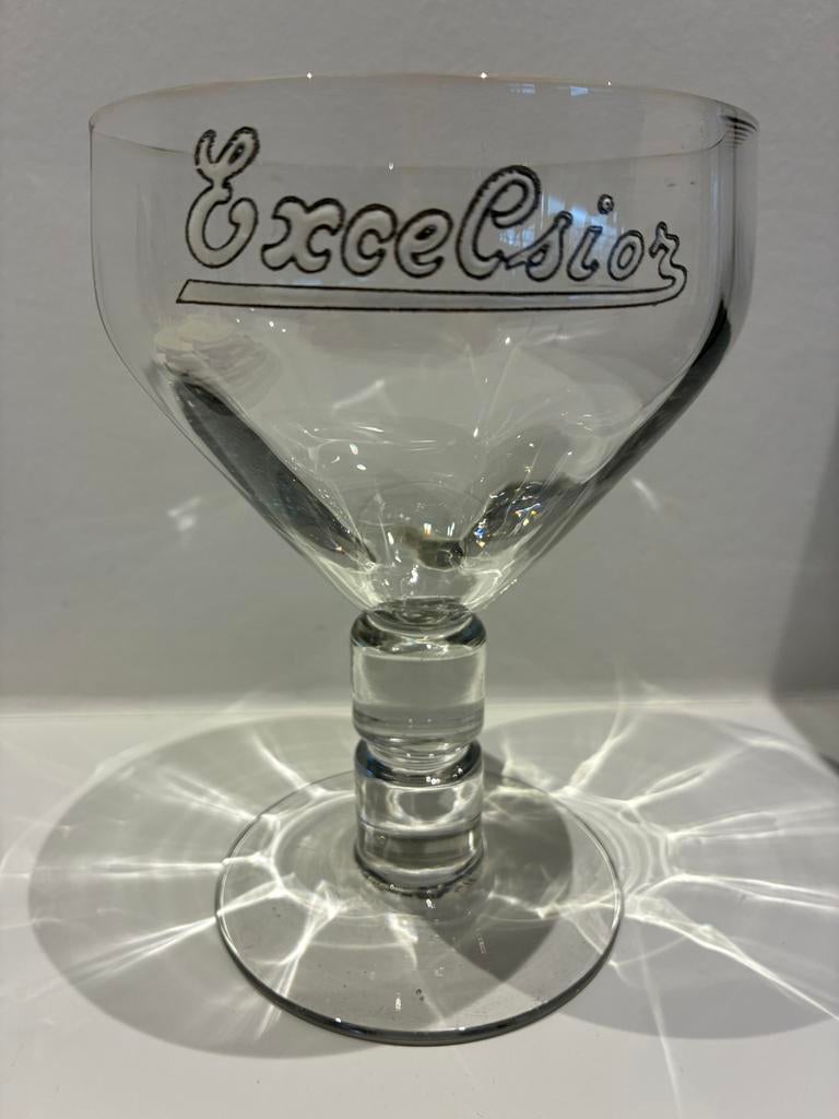 Emaille glas 33cl EXCELSIOR, Ophalen of Verzenden, Zo goed als nieuw