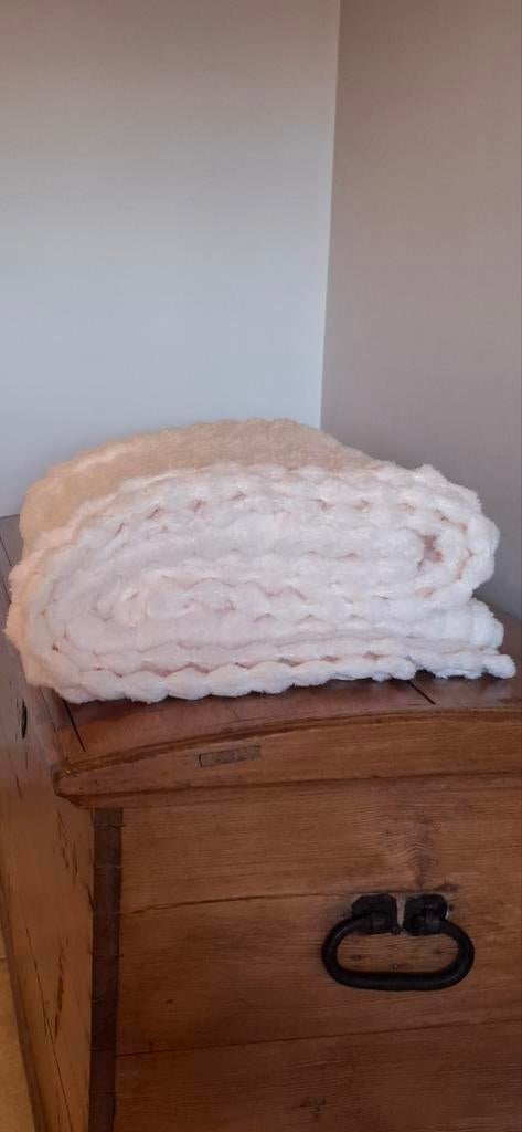 Plaid COULEUR CRÈME 2M30 X 2M, Enlèvement ou Envoi