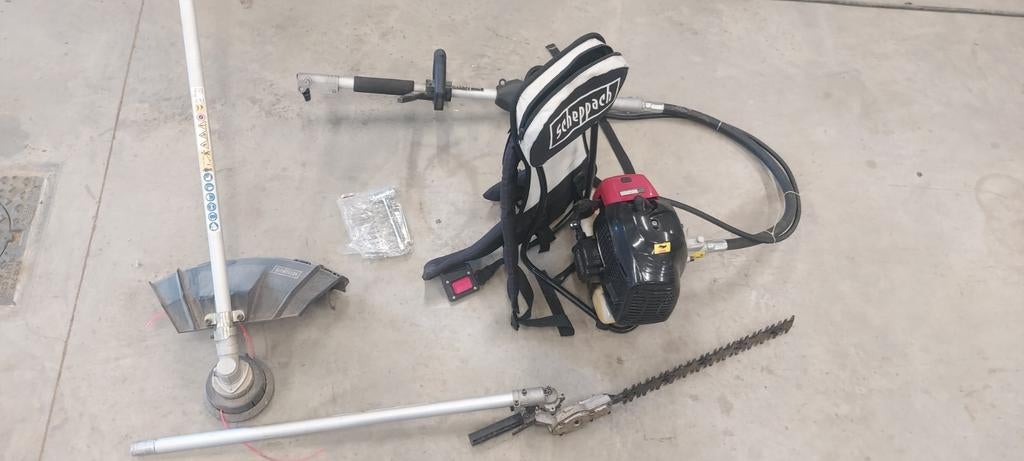 Scheppach multifunctionele tuinmachine heggenschaar enz, Enlèvement, Comme neuf