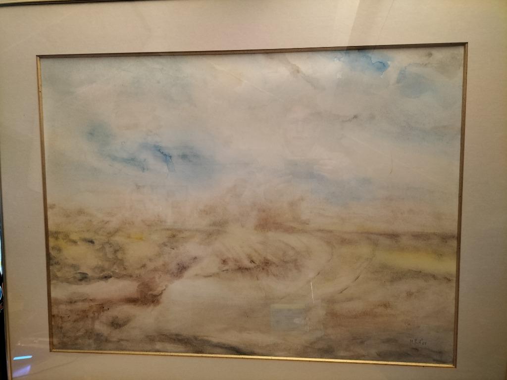 Groot aquarel Magda KINT (1936), Ophalen