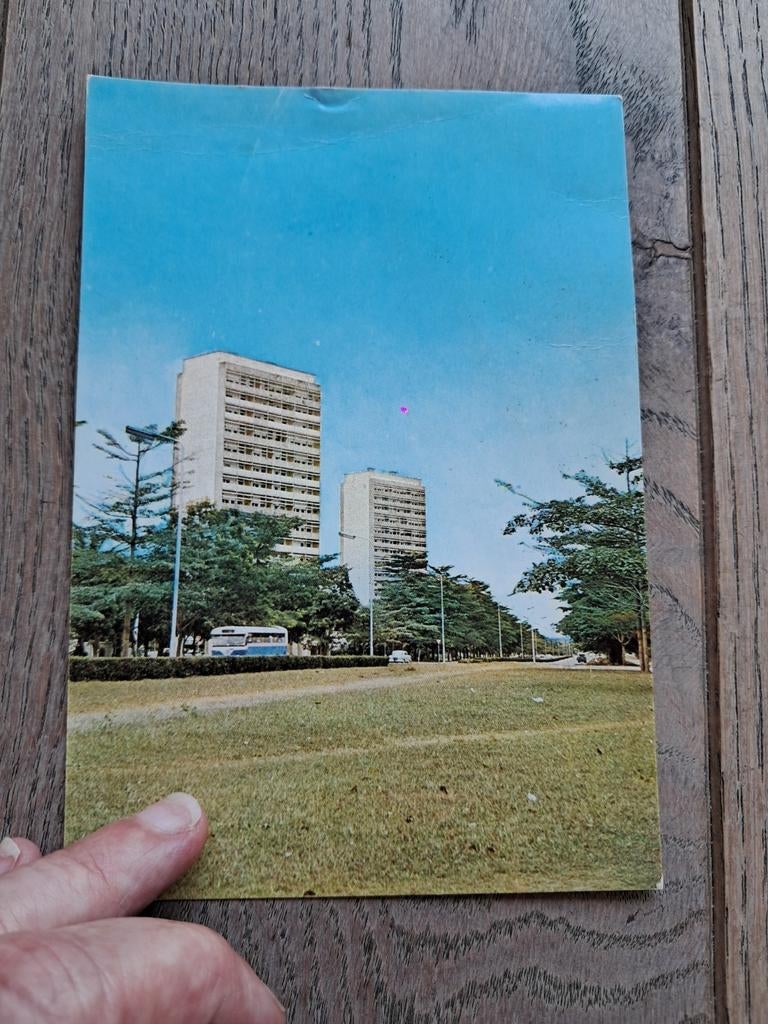 Beschreven pk, Sabena : Building Sabena 'Leopoldville', Ophalen of Verzenden, Zo goed als nieuw