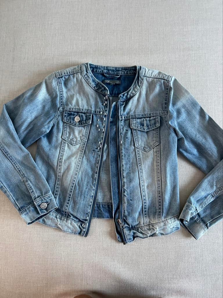 Veste en jeans TQF taille 152, Enlèvement ou Envoi, Comme neuf