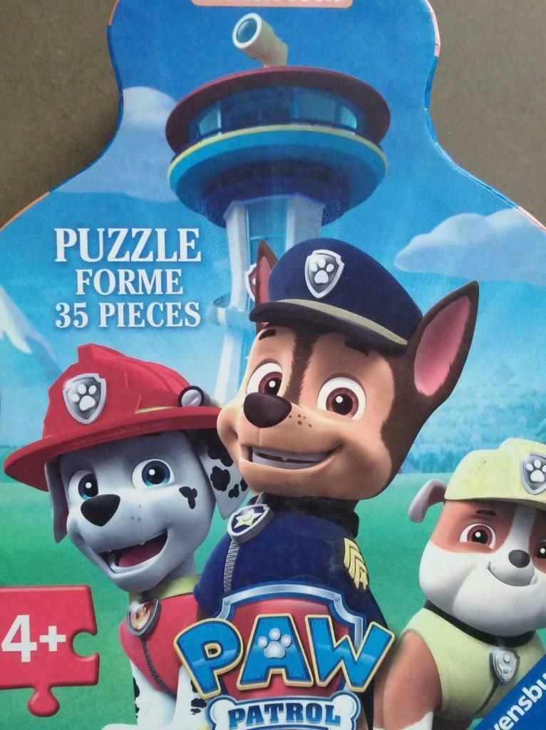 Puzzel paw patrol., Enlèvement, 10 à 50 pièces, Utilisé, 4 à 6 ans