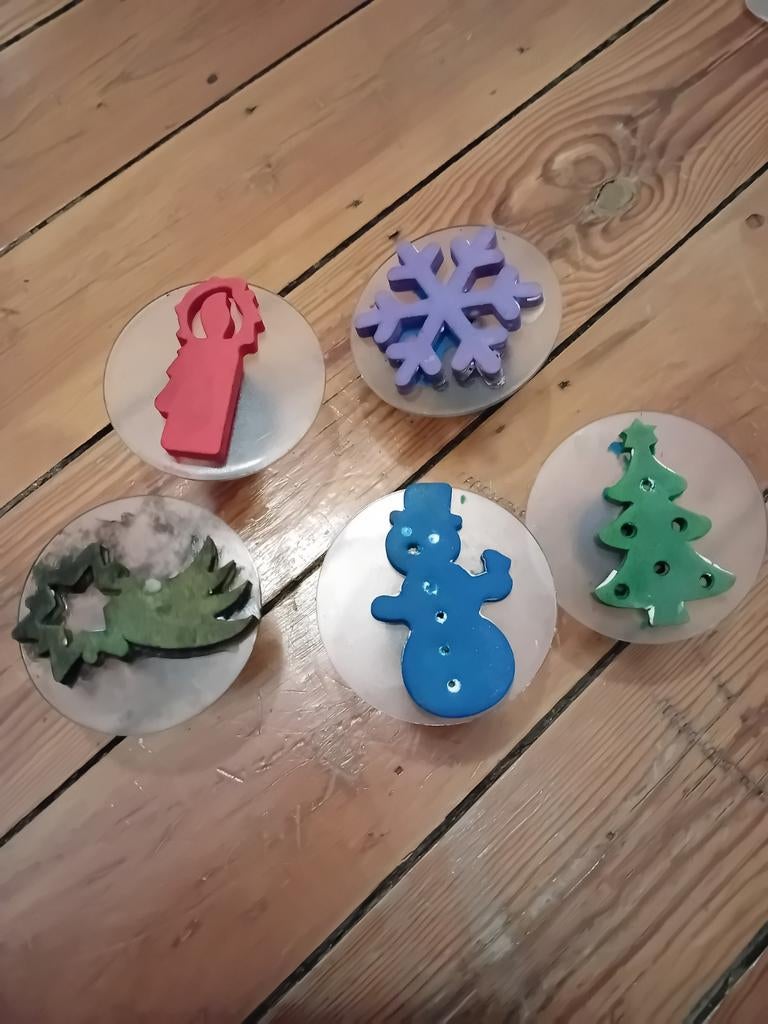 Stempels kerst, Ophalen