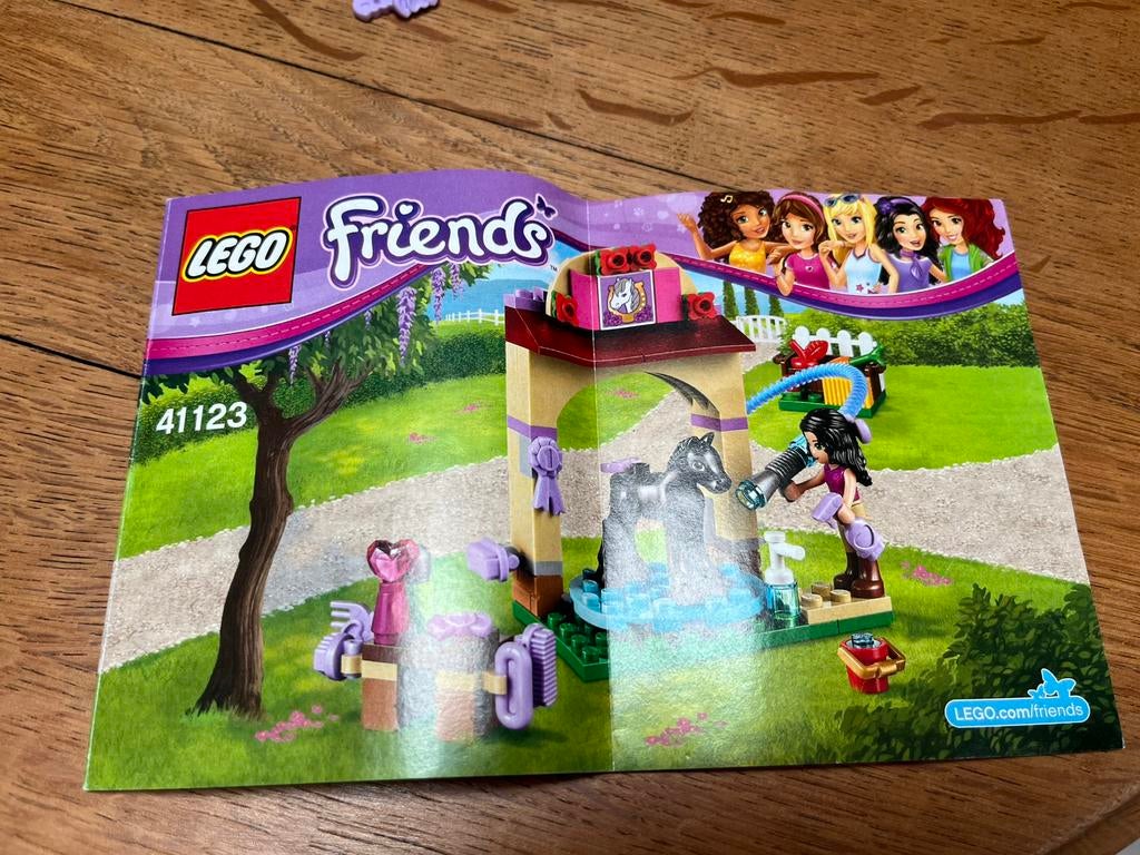 Lego friends 41124, veulen wasplaats, Ophalen of Verzenden, Zo goed als nieuw, Complete set, Lego