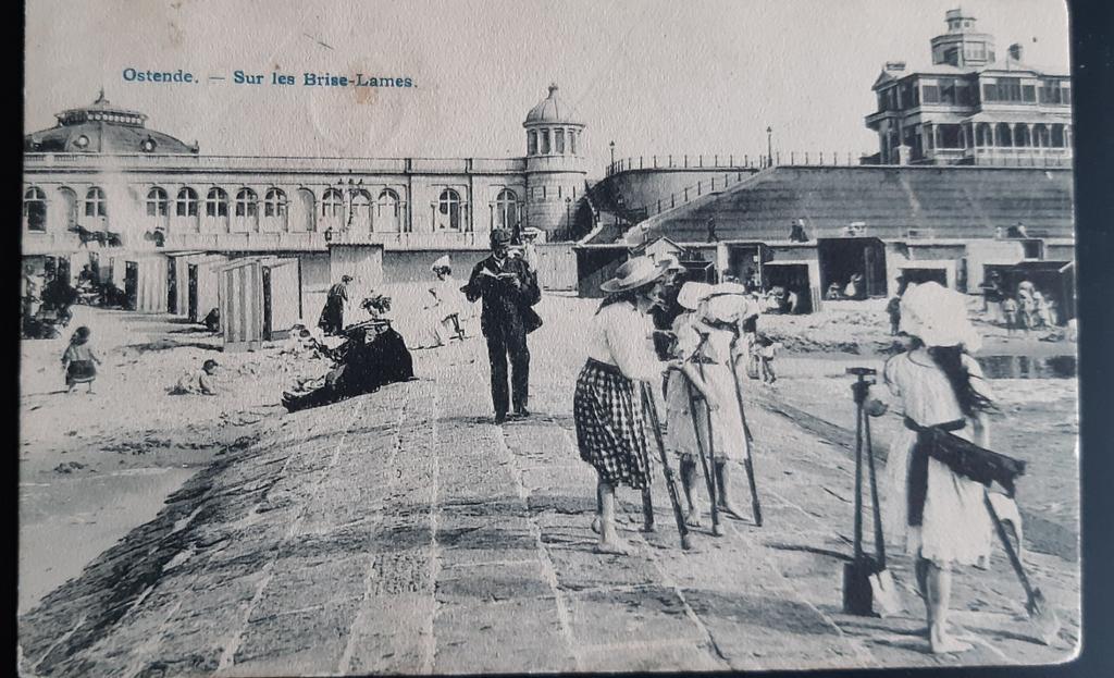 Plage d'Ostende sur la plage 1909, Enlèvement ou Envoi