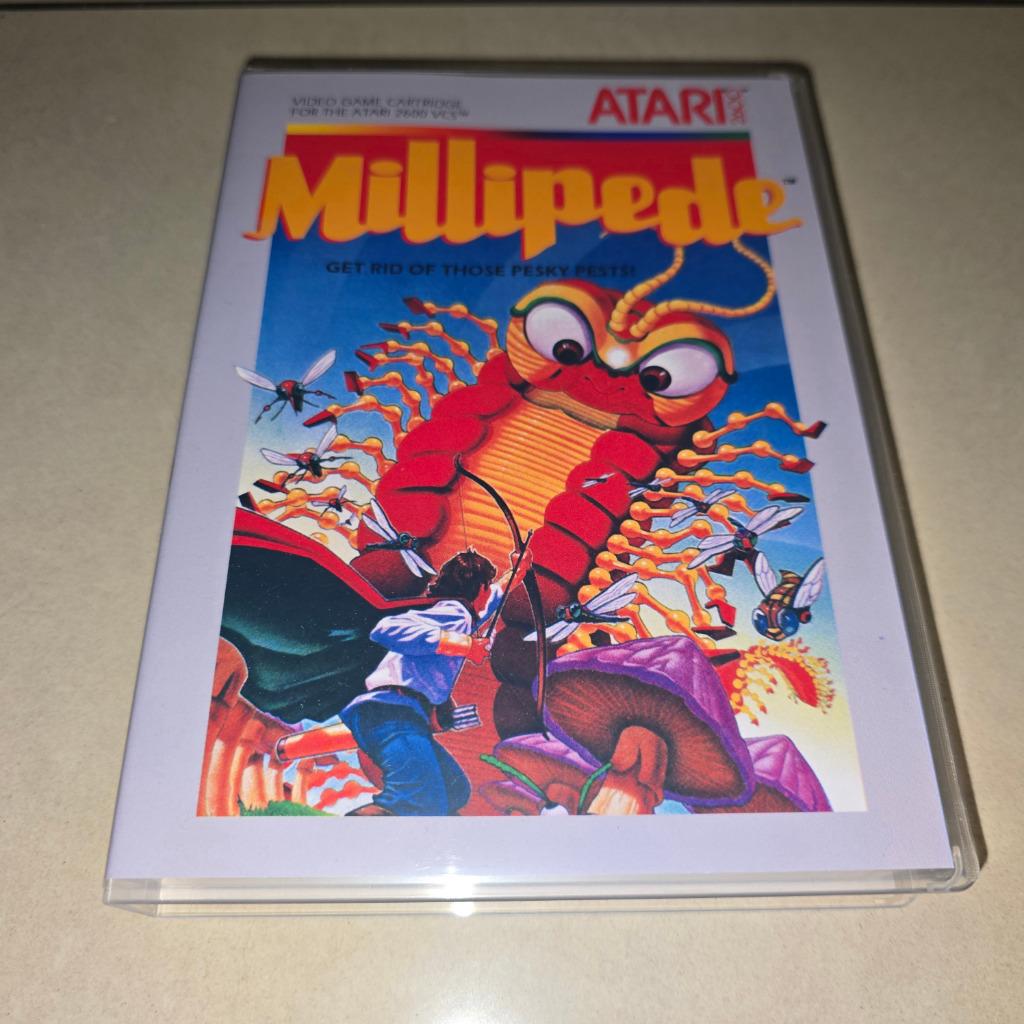 Millipede Atari 2600 Game Case, Games en Spelcomputers, Games | Atari, Verzenden, Zo goed als nieuw, Atari 2600