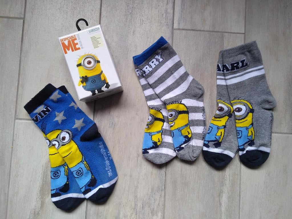 ✩ M31/34 - Set sokken minions, Garçon, Enlèvement ou Envoi, Utilisé, MINIONS