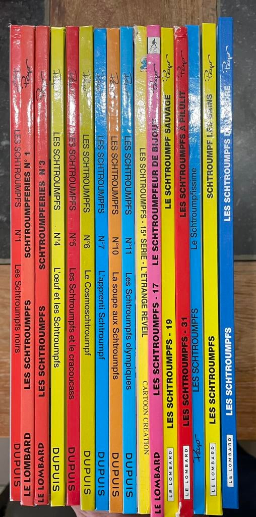 LES SCHTROUMPFS - PEYO, Plusieurs BD, Enlèvement ou Envoi, Comme neuf, Peyo