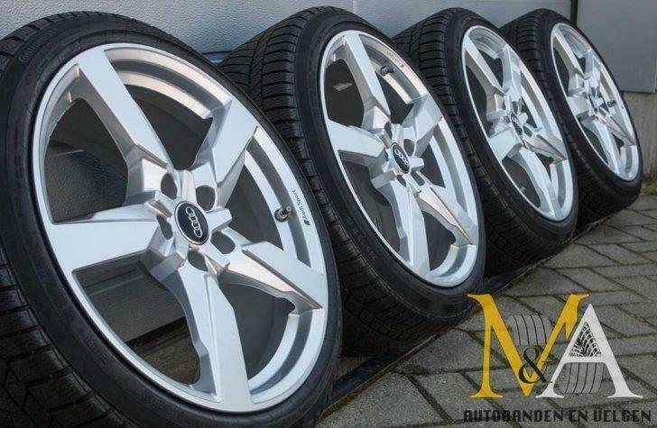 19 inch originele audi tt tts sport velgen + winterbanden, Autos : Pièces & Accessoires, Pneus & Jantes, Pneus hiver, Enlèvement ou Envoi