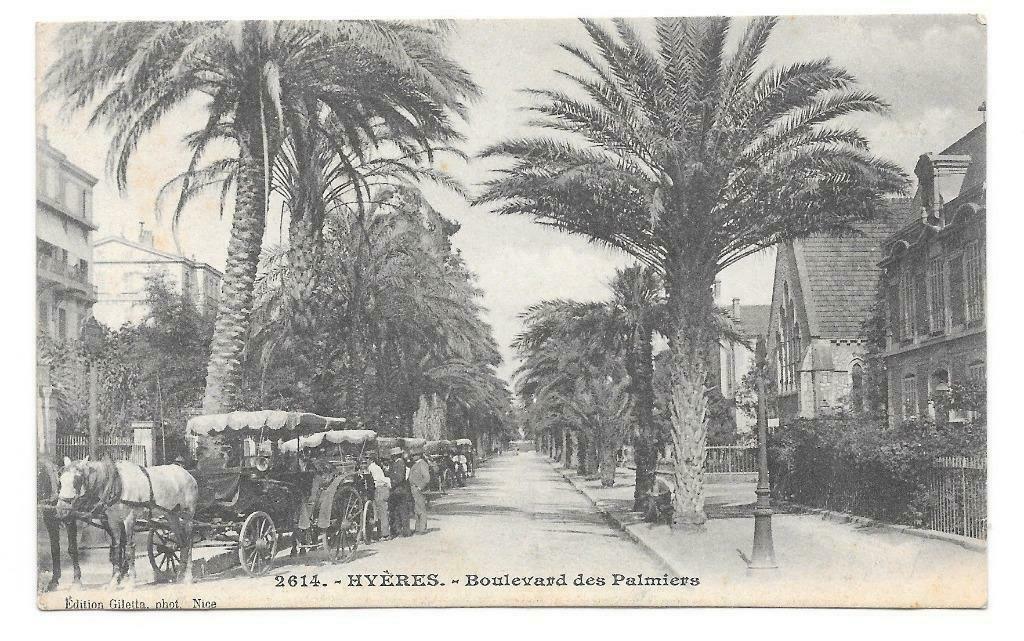 Hyeres Boulevard des Palmiers, Enlèvement ou Envoi, Non affranchie, France
