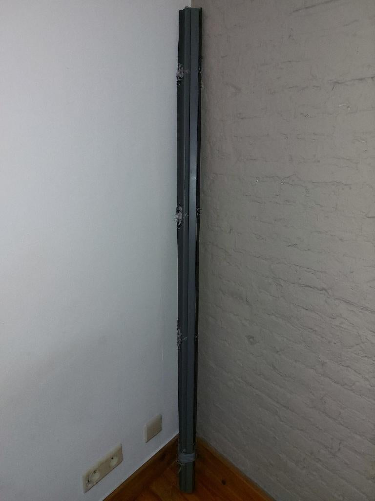 Jaloezie aluminium horizontaal 25 mm, Enlèvement, Comme neuf, Gris