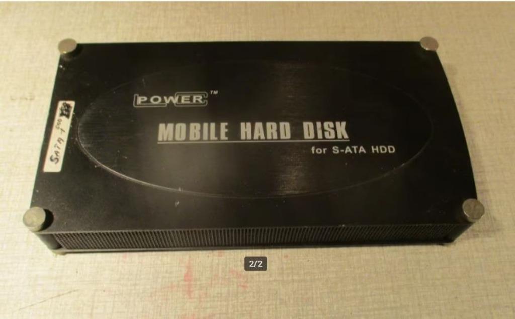 Disque dur mobile - Alimentation - S-Ata hdd, Informatique & Logiciels, Enlèvement ou Envoi, Comme neuf, HDD