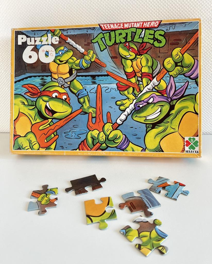 Puzzle 60 pièces Tortues Ninja, 6 ans ou plus, Enlèvement ou Envoi, Aucun, Selecta