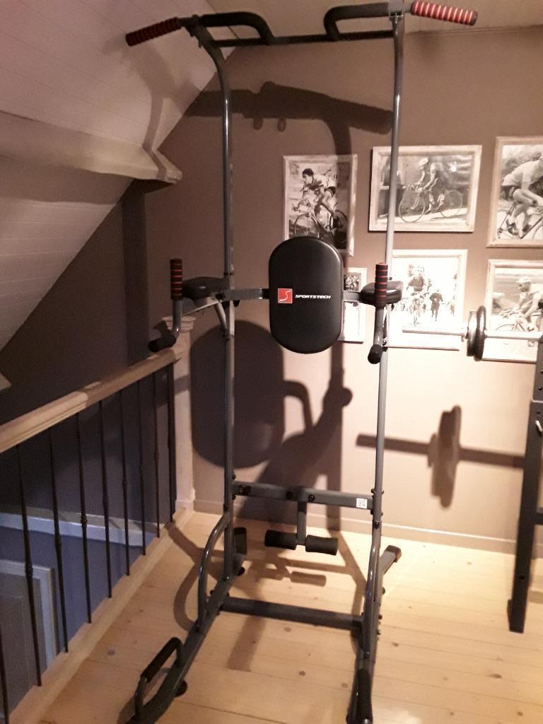 Krachttoren, Ophalen, Zo goed als nieuw, Buik, Fitnessbank