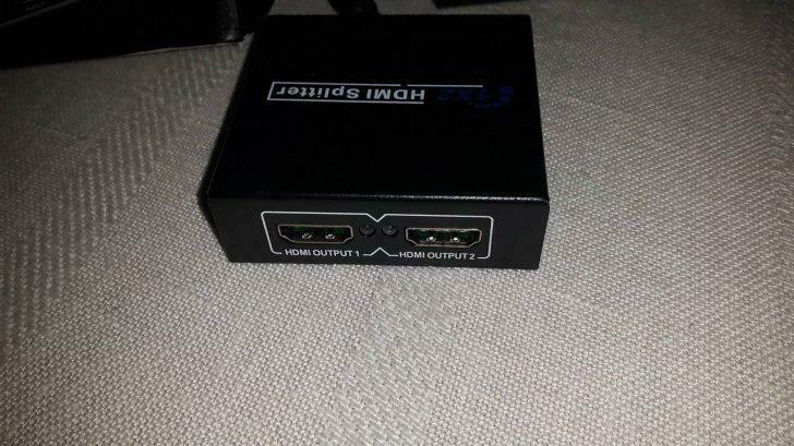 scherm splitter voor pc monitor, Computers en Software, Monitoren, Ophalen of Verzenden, Nieuw